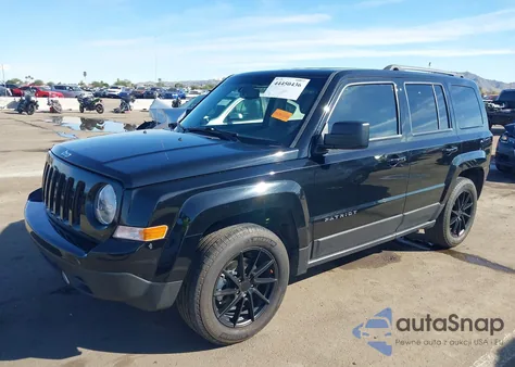 2016 Jeep Patriot Sport from USA, damaged, VIN 1C4NJPBB6GD800184